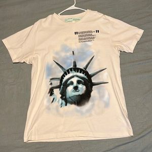 Mens OFF WHITE Statue of Liberty Shirt